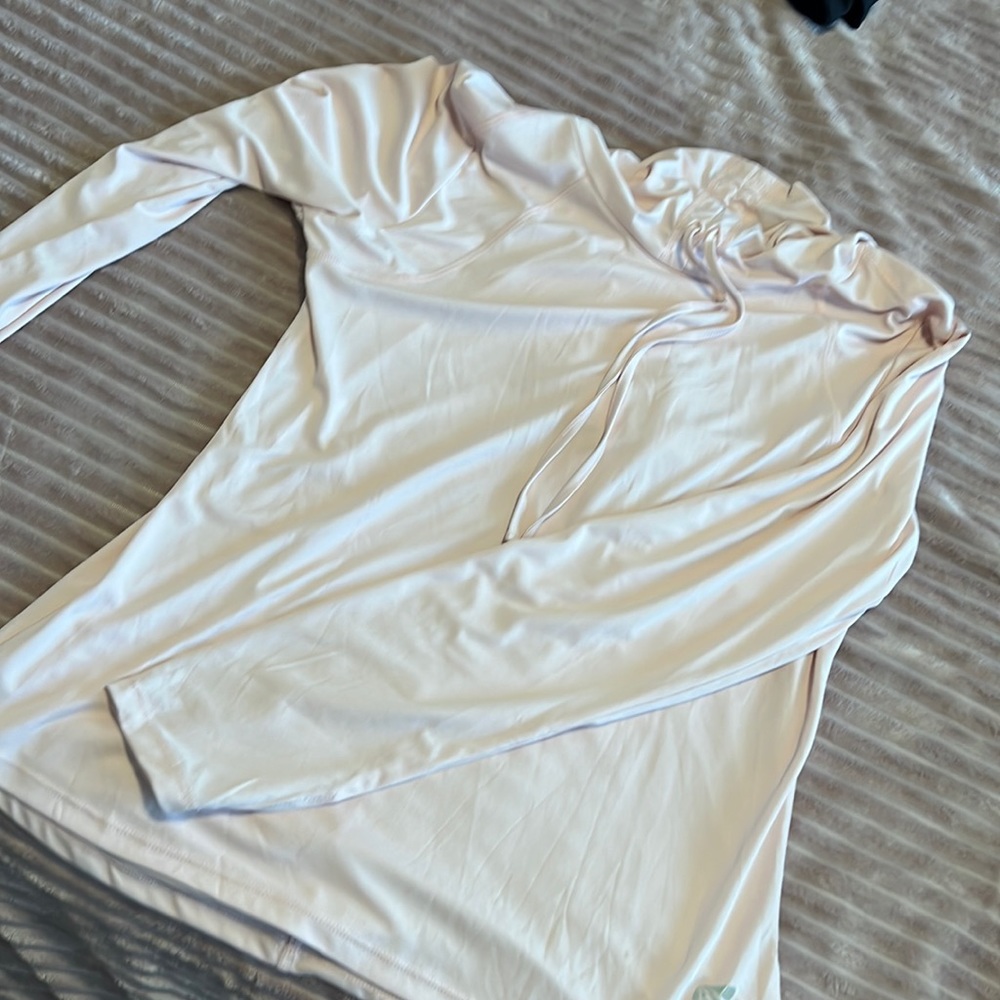Light pink lightweight hoodie